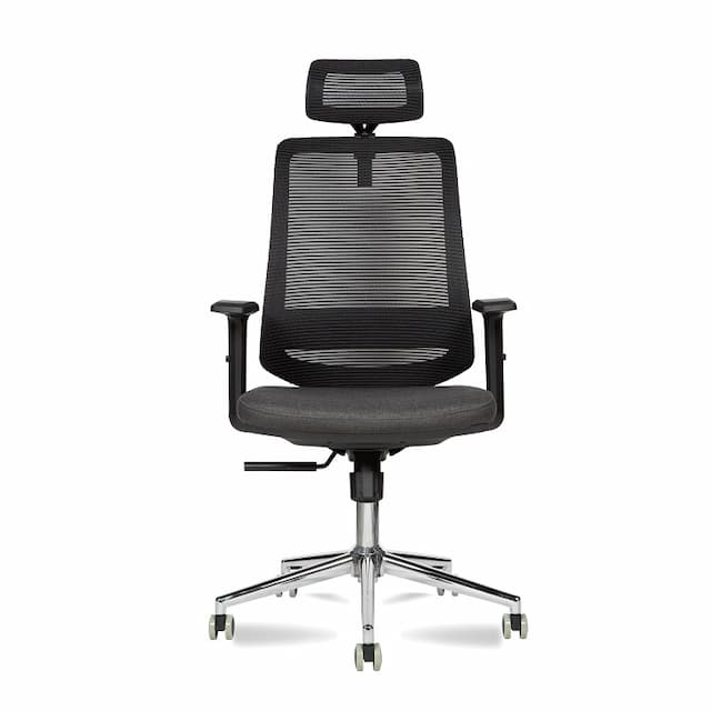 Кресло офисное Мирэй МГ-27 хром паук/пастиковый кожух на сидушке