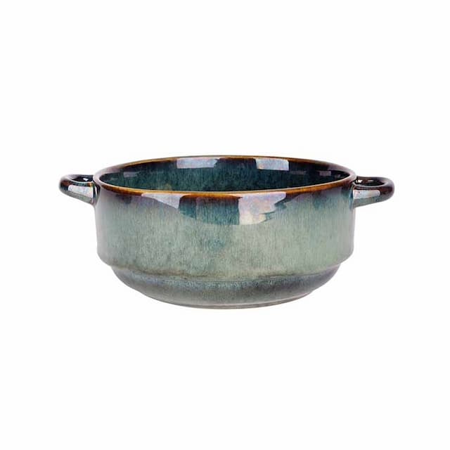 Чашка суповая с ручками 20x15 см h 7 см CosyTrendy JADE 5868009