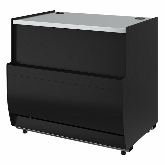 Прилавок Carboma FLANDRIA 2 K70 N 0,6-7 (версия 2.0) (9005)