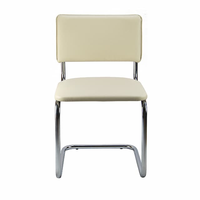 Стул Riva Chair сильвия 02S Бежевый/Хром
