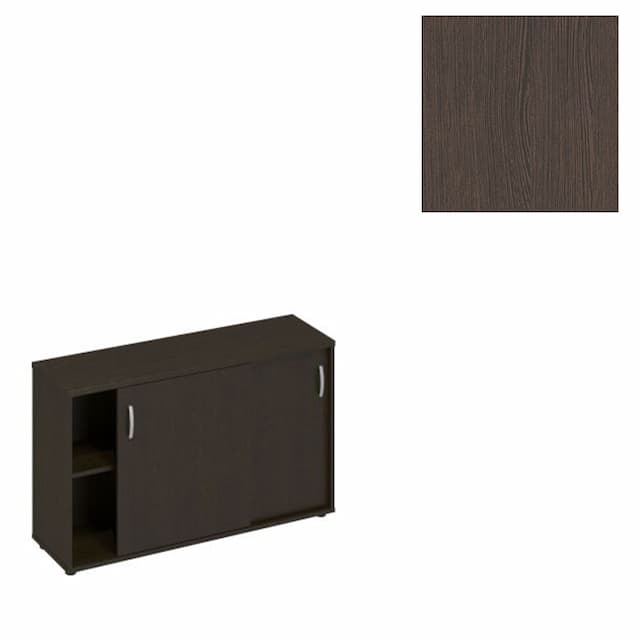 Шкаф-купе низкий (для 2-х столов 70) Юнитекс А4 (144.4x36.4x75.6) А4 303 ВТ венге