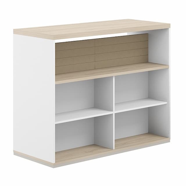 Стеллаж-комбо 1638 двухсторонний Norden Allegro AG.256.402.656.BG с топом и экраном тканевым низким