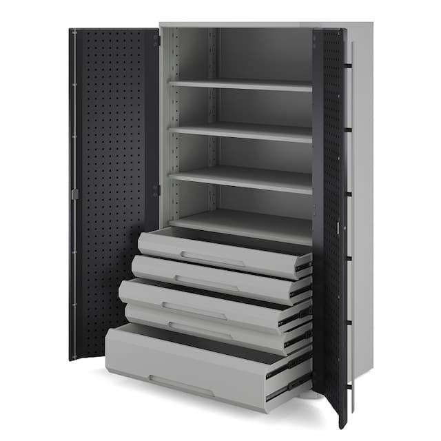 Шкаф металлический 2х дверный Kobor Expert MC/2-100/60 4S.41B