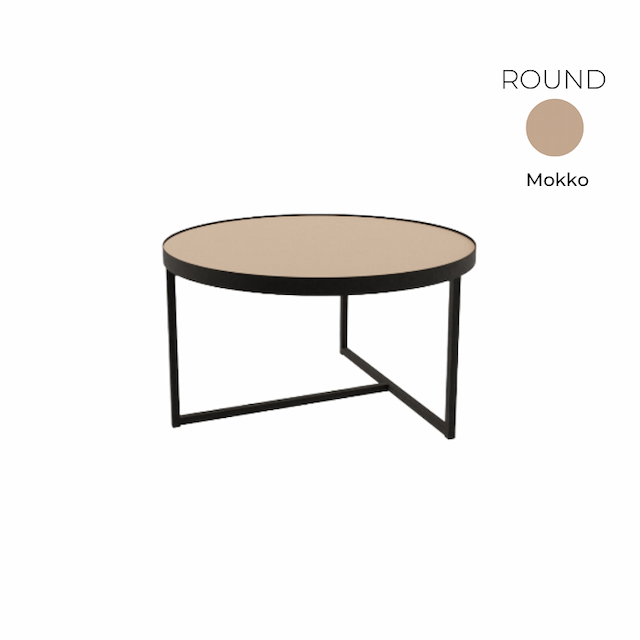 Стол журнальный круглый Алсав 21ROUND.008 Mokko