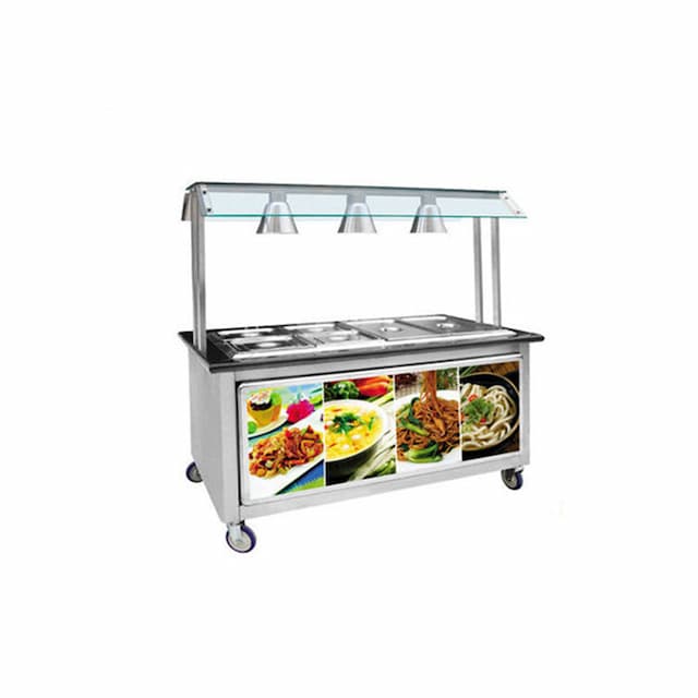 Стол Шведский тепловой с лампами Foodatlas Atlas BN-B08