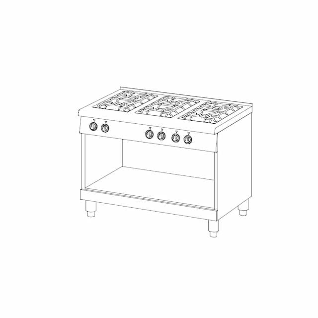 Плита газовая Ascobloc MGH 610